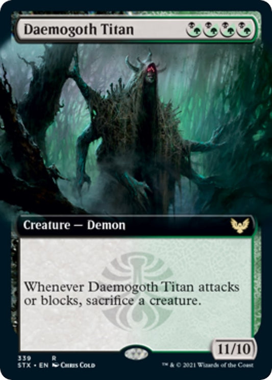 Image for Daemogoth Titan (Extended Art) (339) (Strixhaven: School of Mages) - Magic: The Gathering