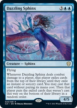 Image for Dazzling Sphinx (25) (Commander 2021) - Magic: The Gathering