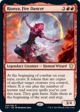 Image for Rionya, Fire Dancer (55) (Commander 2021) - Magic: The Gathering