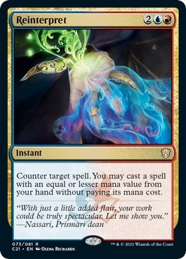 Image for Reinterpret (73) (Commander 2021) - Magic: The Gathering