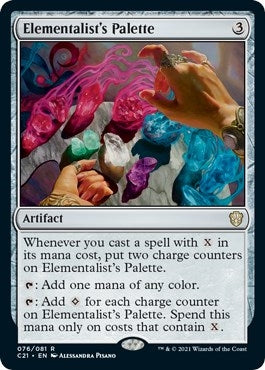 Image for Elementalist's Palette (76) (Commander 2021) - Magic: The Gathering