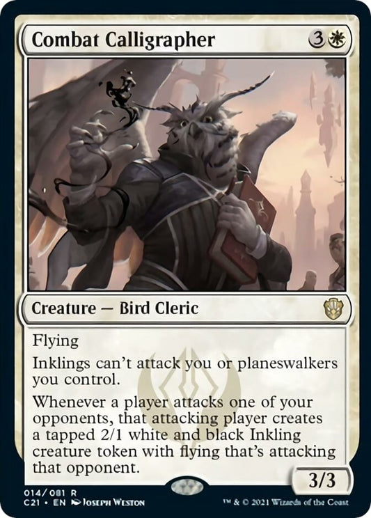 Image for Combat Calligrapher (14) (Commander 2021) - Magic: The Gathering