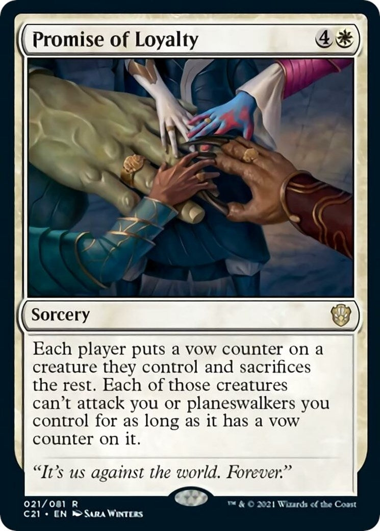Image for Promise of Loyalty (21) (Commander 2021) - Magic: The Gathering