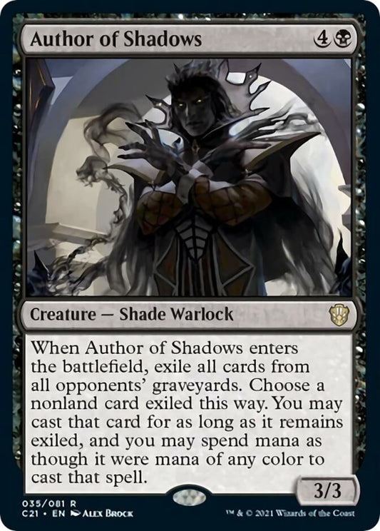 Image for Author of Shadows (35) (Commander 2021) - Magic: The Gathering