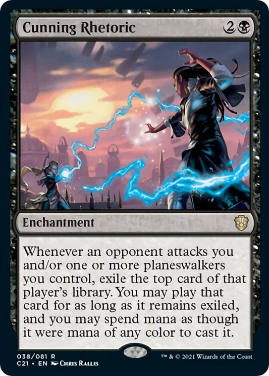 Image for Cunning Rhetoric (38) (Commander 2021) - Magic: The Gathering