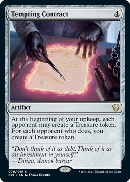 Image for Tempting Contract (78) (Commander 2021) - Magic: The Gathering