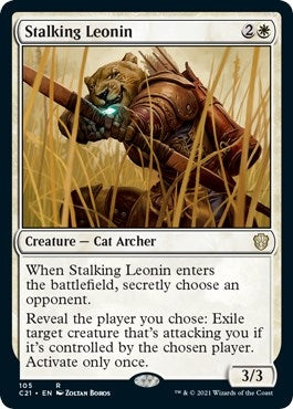Image for Stalking Leonin (105) (Commander 2021) - Magic: The Gathering