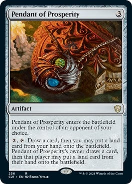 Image for Pendant of Prosperity (256) (Commander 2021) - Magic: The Gathering