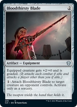 Image for Bloodthirsty Blade (235) (Commander 2021) - Magic: The Gathering