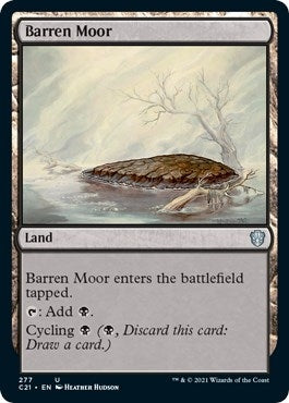 Image for Barren Moor (277) (Commander 2021) - Magic: The Gathering