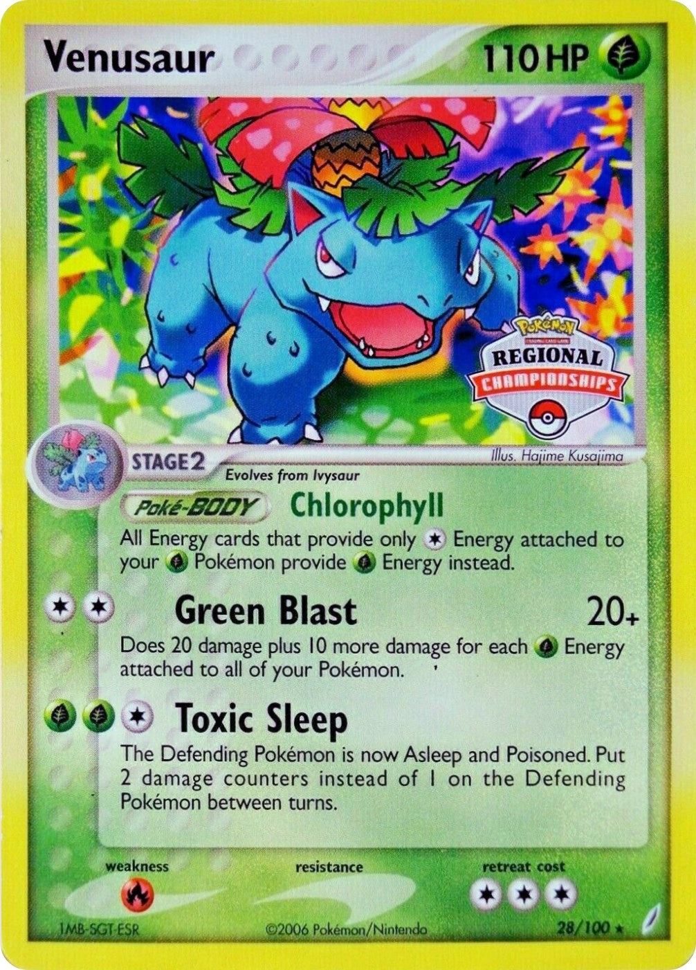 Image for Venusaur - 28/100 (Regional Championships) (028/100) (League & Championship Cards) - Pokemon