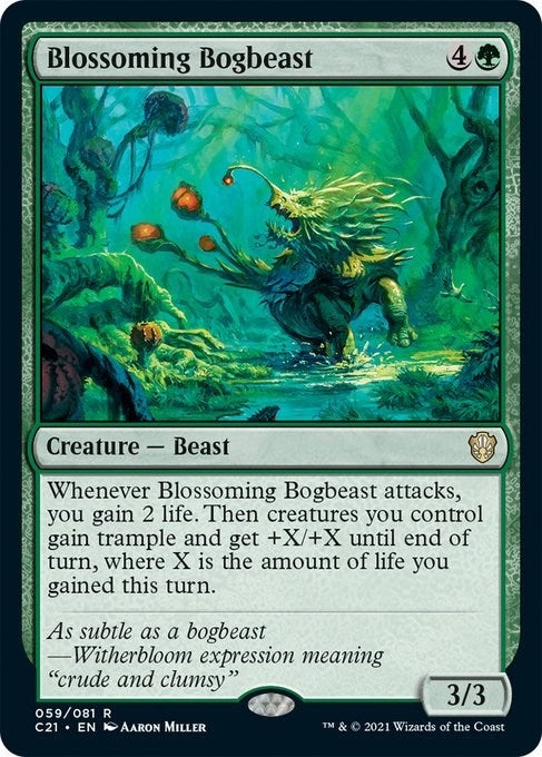Image for Blossoming Bogbeast (59) (Commander 2021) - Magic: The Gathering