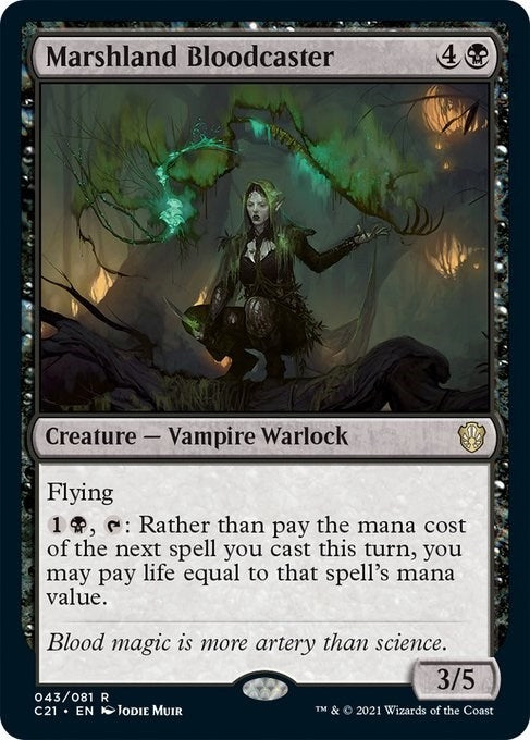 Image for Marshland Bloodcaster (43) (Commander 2021) - Magic: The Gathering