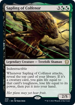 Image for Sapling of Colfenor (228) (Commander 2021) - Magic: The Gathering