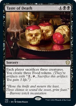 Image for Taste of Death (156) (Commander 2021) - Magic: The Gathering