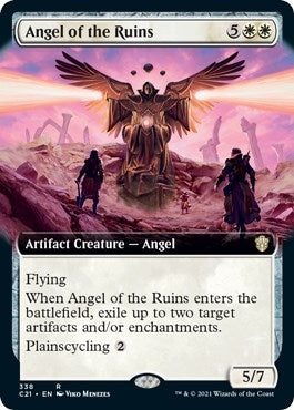 Image for Angel of the Ruins (Extended Art) (338) (Commander 2021) - Magic: The Gathering