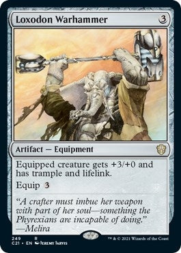 Image for Loxodon Warhammer (249) (Commander 2021) - Magic: The Gathering