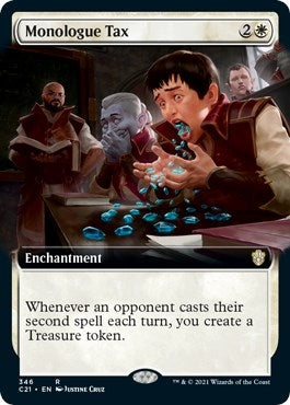Image for Monologue Tax (Extended Art) (346) (Commander 2021) - Magic: The Gathering
