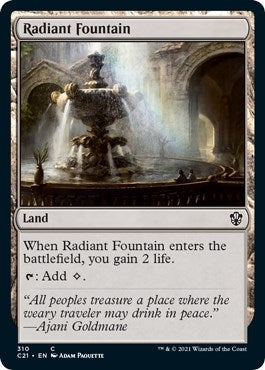 Image for Radiant Fountain (310) (Commander 2021) - Magic: The Gathering