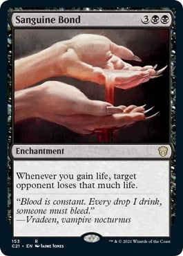 Image for Sanguine Bond (153) (Commander 2021) - Magic: The Gathering
