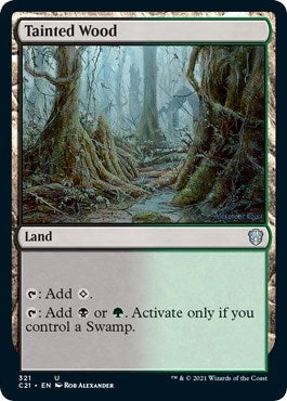 Image for Tainted Wood (321) (Commander 2021) - Magic: The Gathering