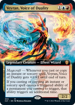 Image for Veyran, Voice of Duality (Extended Art) (330) (Commander 2021) - Magic: The Gathering