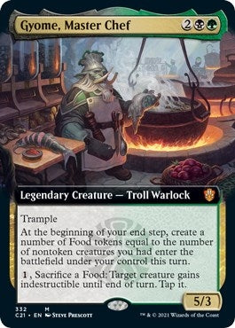 Image for Gyome, Master Chef (Extended Art) (332) (Commander 2021) - Magic: The Gathering