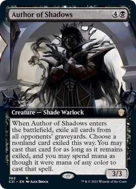 Image for Author of Shadows (Extended Art) (362) (Commander 2021) - Magic: The Gathering