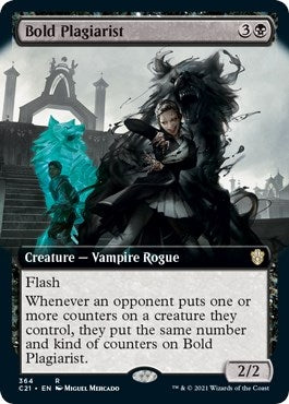 Image for Bold Plagiarist (Extended Art) (364) (Commander 2021) - Magic: The Gathering
