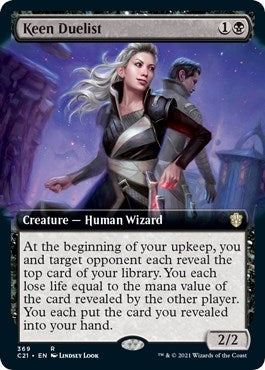 Image for Keen Duelist (Extended Art) (369) (Commander 2021) - Magic: The Gathering