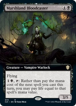 Image for Marshland Bloodcaster (Extended Art) (370) (Commander 2021) - Magic: The Gathering
