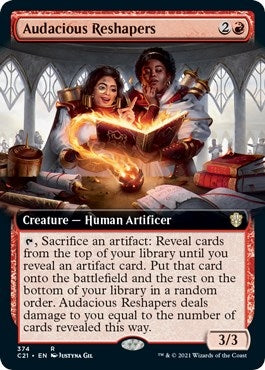 Image for Audacious Reshapers (Extended Art) (374) (Commander 2021) - Magic: The Gathering