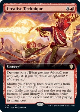 Image for Creative Technique (Extended Art) (376) (Commander 2021) - Magic: The Gathering
