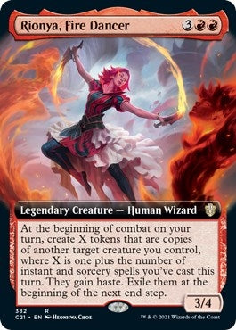 Image for Rionya, Fire Dancer (Extended Art) (382) (Commander 2021) - Magic: The Gathering
