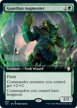 Image for Guardian Augmenter (Extended Art) (389) (Commander 2021) - Magic: The Gathering