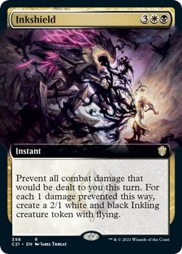 Image for Inkshield (Extended Art) (398) (Commander 2021) - Magic: The Gathering