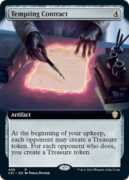 Image for Tempting Contract (Extended Art) (405) (Commander 2021) - Magic: The Gathering