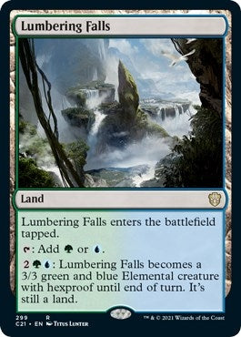 Image for Lumbering Falls (299) (Commander 2021) - Magic: The Gathering