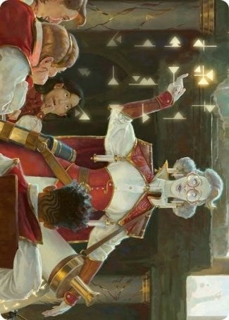 Image for Professor of Symbology Art Card (4) (Art Series: Strixhaven) - Magic: The Gathering