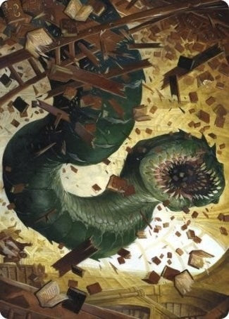 Image for Bookwurm Art Card (14) (Art Series: Strixhaven) - Magic: The Gathering