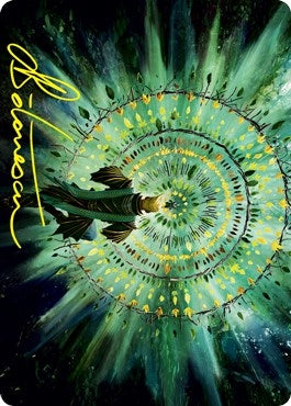 Image for Verdant Mastery Art Card (Gold-Stamped Signature) (19) (Art Series: Strixhaven) - Magic: The Gathering
