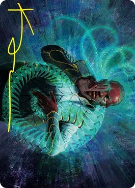Image for Biomathematician Art Card (Gold-Stamped Signature) (21) (Art Series: Strixhaven) - Magic: The Gathering
