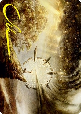 Image for Harness Infinity Art Card (Gold-Stamped Signature) (27) (Art Series: Strixhaven) - Magic: The Gathering