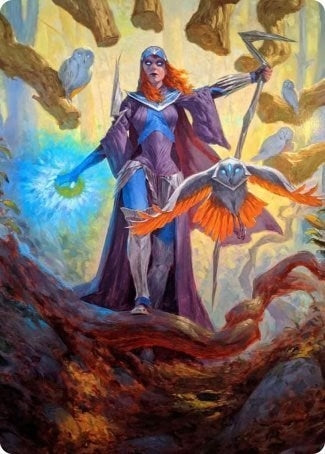 Image for Kasmina, Enigma Sage Art Card (29) (Art Series: Strixhaven) - Magic: The Gathering