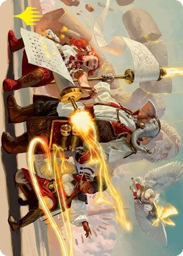 Image for Lorehold Command Art Card (Gold-Stamped Signature) (31) (Art Series: Strixhaven) - Magic: The Gathering