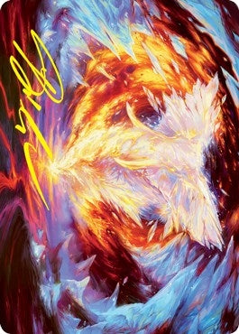 Image for Magma Opus Art Card (Gold-Stamped Signature) (32) (Art Series: Strixhaven) - Magic: The Gathering