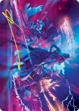 Image for Prismari Command Art Card (Gold-Stamped Signature) (35) (Art Series: Strixhaven) - Magic: The Gathering