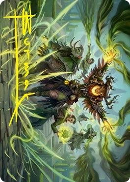Image for Witherbloom Command Art Card (Gold-Stamped Signature) (45) (Art Series: Strixhaven) - Magic: The Gathering
