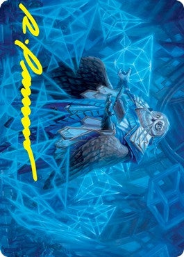 Image for Imbraham, Dean of Theory Art Card (Gold-Stamped Signature) (52) (Art Series: Strixhaven) - Magic: The Gathering