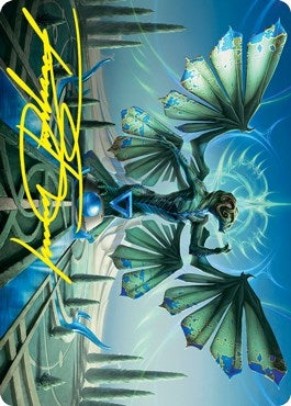 Image for Tanazir Quandrix Art Card (Gold-Stamped Signature) (60) (Art Series: Strixhaven) - Magic: The Gathering
